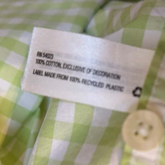 Gap Kids Green Gingham Shirt - Picture 4 of 4